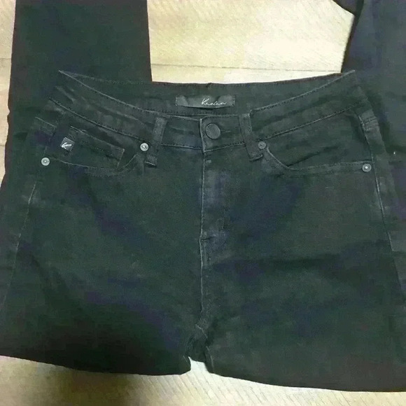 Kancan Estilo KC5003BK distressed pants Sz 5/26 - Picture 6 of 8